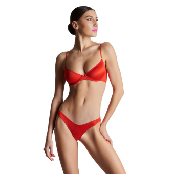 Maison Close French Kiss Tanga Echancre Rot 