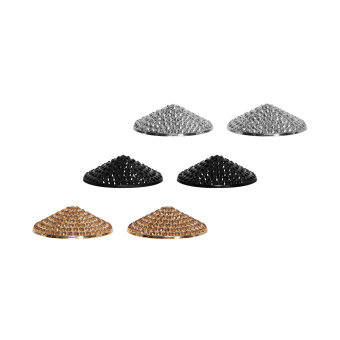 Maison Close Nippelcover Metall mit Strass-Besatz 