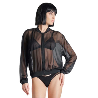 Maison Close Pure Tentation | transparente Bomber Jacke 