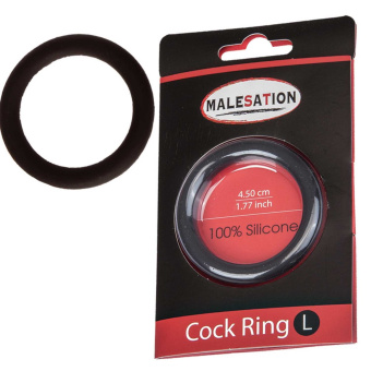 Cockring Silikon black L