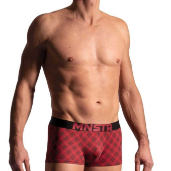 Manstore M2224 Micro Pants | check red 