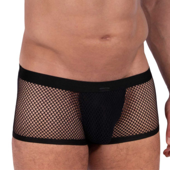Manstore M2391 Micro Pants schwarz mit Netz 