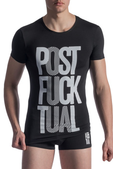 Manstore M803 shirt mit print black 