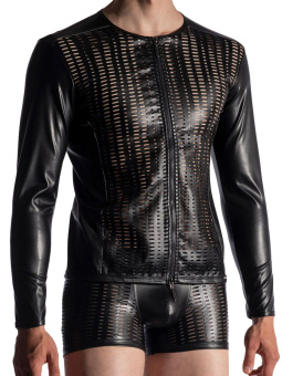 Manstore M953 Zipped Longsleeves black 