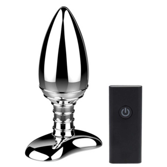 Nexus Cestos Vibro Buttplug Aluminium silber 