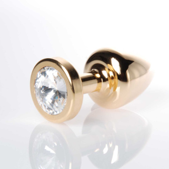 Rimba Buttplug gold small 30mm 