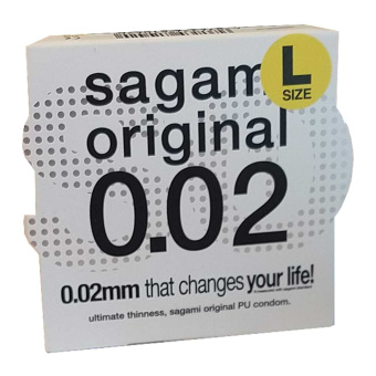 Sagami ultradünnes Kondom Size L  0,02 1 Stück 
