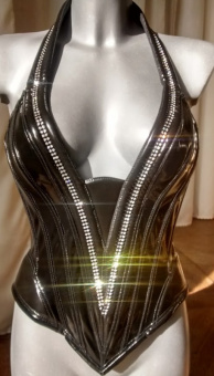Tatjana Warnecke - Galactica Corsage Lack | Strass L/B