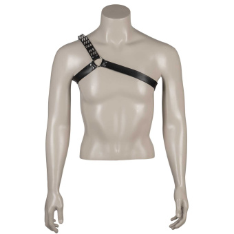 VoyeurX Herren Leder Harness - Crixus mit Spikes 