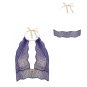 Bracli Sydney Perlen BRALETTE blau L