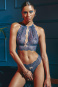 Bracli Sydney DOUBLE Perlenstring blau L
