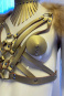 VoyeurX Nippelcover Leder Gold