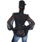Atixo Steampunk Bluse mit Jabot 