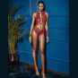 Bracli Sydney Perlen BRALETTE rot 
