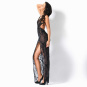 Catanzaro Pretresse Kleid lang schwarz 