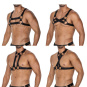 Cut4Men Harness schwarz variabel 
