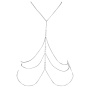 Escora Bodykette mit Perlen C05 silber