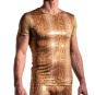 Manstore M2239 Casual T-Shirt | Schlange gold 