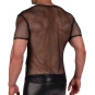 Manstore M2391 Oversize Netz T-Shirt schwarz 