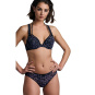 Marlies Dekkers Peekaboo Push Up BH schwarz purple leopard 