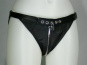 Mia Leder Lockup Slip black 