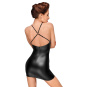 Noir Handmade Kleid mit Stickerei F185 