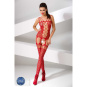Passion Catsuit ouvert BS054 rot S - M 
