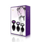 Rianne S SoireeBooty Plug Set 3x black 