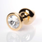 Rimba Buttplug gold small 30mm 