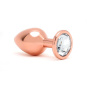 Rimba Buttplug rose gold 3 cm 