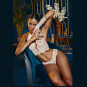 Bracli Sydney SINGLE Perlenstring creme 