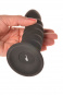 Malesation Small Olly Silikondildo mit Rillen Black