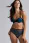 Marlies Dekkers The Art of Love Push Up BH - Leopard Blau 