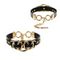 Asche & Gold Adele Lederhalsband 