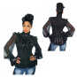 Atixo Steampunk Bluse mit Jabot 