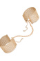 Bijoux Indiscrets - Desir Metallique Cuffs gold 