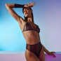 Bracli Manhattan Crossed Bra - schwarz M