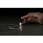 CRAVE Vesper - Vibrator Halskette silver 