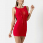 Patrice Catanzaro OPHELIA Lycra Mini Kleid rot L