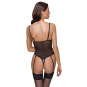 Cottelli Stringbody schwarz ouvert 