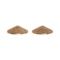Maison Close Nippelcover Metall mit Strass-Besatz gold