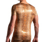 Manstore M2239 Casual T-Shirt | Schlange gold 