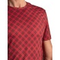 Manstore M2224 Casual T-Shirt | check red 
