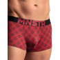 Manstore M2224 Micro Pants | check red 