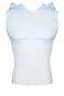 Regnes Fetish Planet Kapuzen Netz T-Shirt weiss 