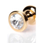 Rimba Buttplug gold small 30mm 