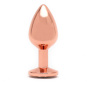 Rimba Buttplug rose gold 3 cm 