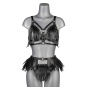 VoyeurX Fringe Fransen Leder Harness 