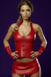 Trinity Rock-Panty Ouvert rot 36