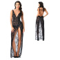 Catanzaro Pretresse Kleid lang schwarz 